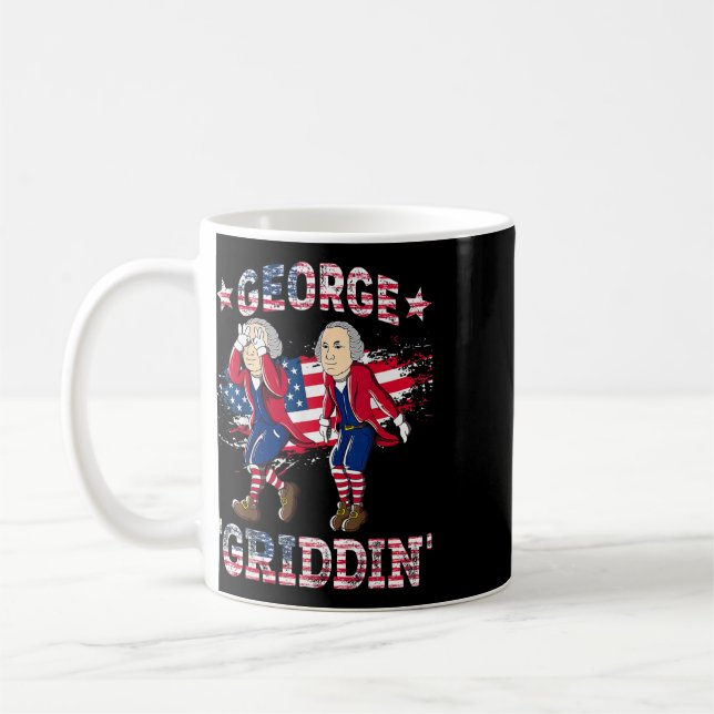 Mug 4 juillet George Washington Griddy George Griddi (Gauche)