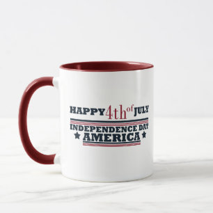 Mug 4 juillet heureux