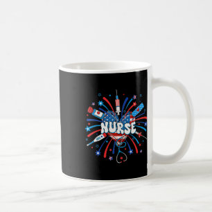 Mug 4 juillet Infirmière Drapeau Américain 4 Juillet N