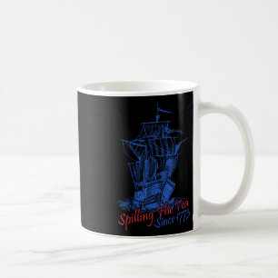 Mug 4 juillet qui répand le thé depuis 1773 drôle rétr