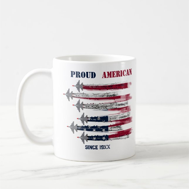 Mug 4 juillet USA Independence Day Cadeau (Gauche)