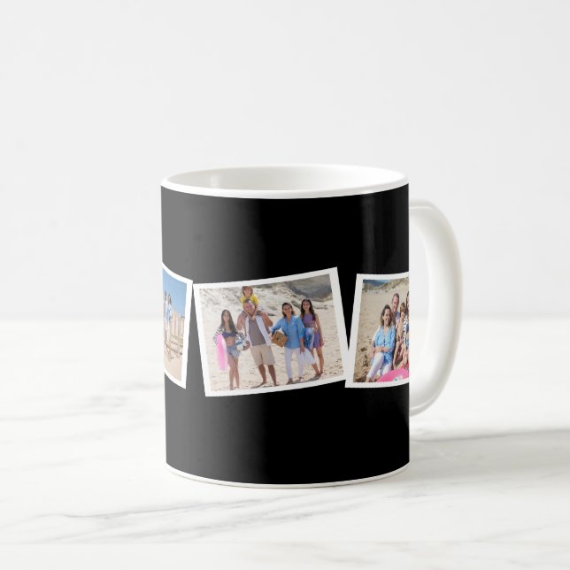 Mug 4 Photo Collage Modèle Personnalisé (Devant droit)