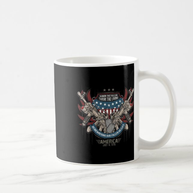 Mug 4e Amérique patriotique - Indépendance des vétéran (Droite)