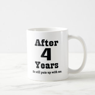 Mug 4ème Anniversaire (drôle)
