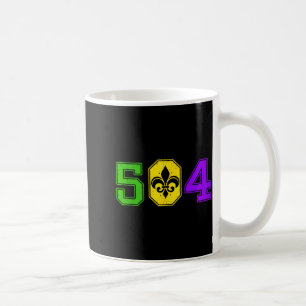 Mug 504 Mardi Gras La Nouvelle-Orléans Louisiane Carna