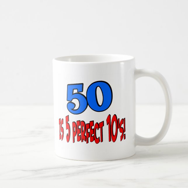 Mug 50 est 5 10s parfaits (BLEUS) (Droite)