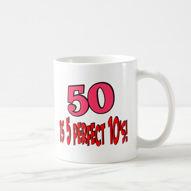 Mug 50 est 5 10s parfaits (le ROSE) (Droite)