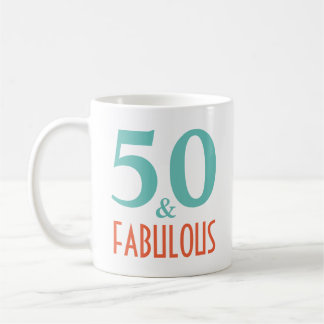 Mug 50 et fabuleux cadeau d'anniversaire