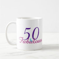 50 et fabuleux cadeau d'anniversaire coloré
