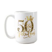 50 et Fabulous Gold Shimmer Anniversaire