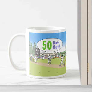 Mug 50 Ne Pas Sortir Le Thème Du Cricket. Anniversaire