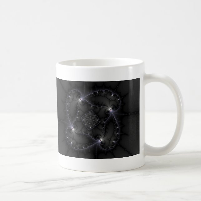 Mug 50 Nuances De Gris - Art Fractal (Droite)