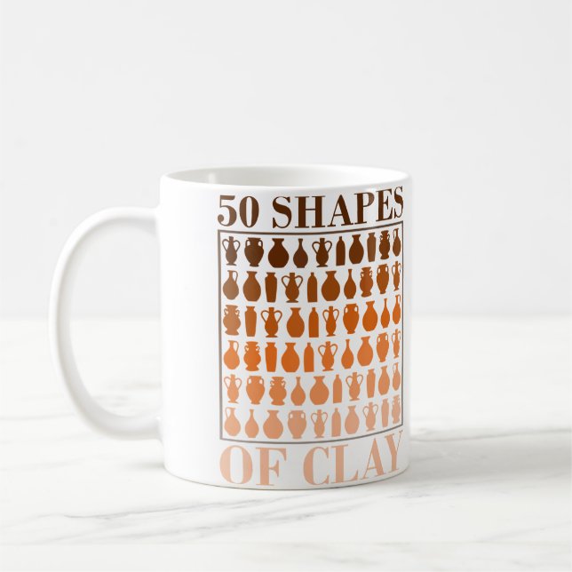 Mug 50 Shapes Of Clay - Pottery Fan (Gauche)