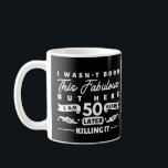 Mug 50e anniversaire<br><div class="desc">Cadeau 50e anniversaire</div>
