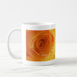 Mug 50e anniversaire de Mariage d'or mari et femme