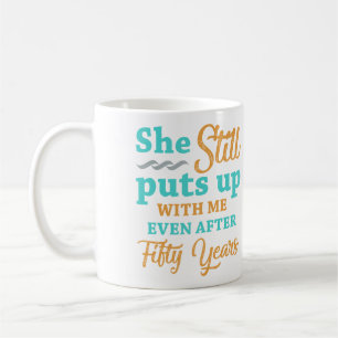 Mug 50e anniversaire du Mariage Humour pour hommes