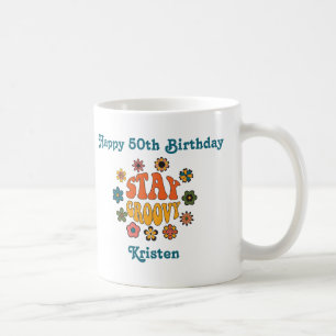 Mug 50e anniversaire mignonne Nom moderne Vintage Supe