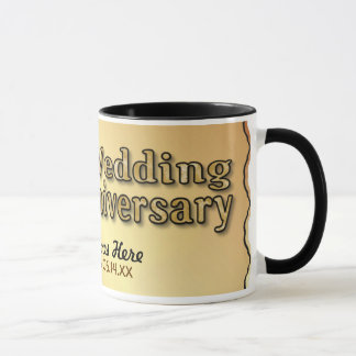 Mug 50e anniversaire - Or - Personnaliser