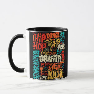 Mug 50e Cassette De Graffiti Musique Et Hip hop Vintag