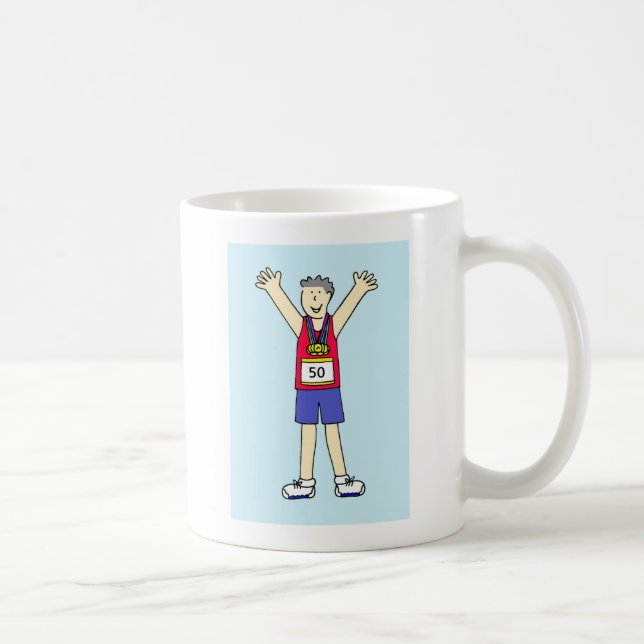 Mug 50e Marathon Félicitations pour Lui (Droite)