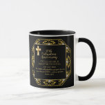 Mug 50e PRIEST Cabinet Anniversary Personalized<br><div class="desc">N'IMPORTE QUEL nombre d'années en tant que Pasteur Ordonné, Prêtre Ministre Deacon, etc. Ordination Anniversaire personnalisé cadeau souvenir avec des champs de modèle texte pour vous d'ajouter le nom, la date et d'autres textes selon vos besoins. Ajoutez un message personnel, salutation, verset de la Bible, Écriture, proverbe. Convient à tout...</div>