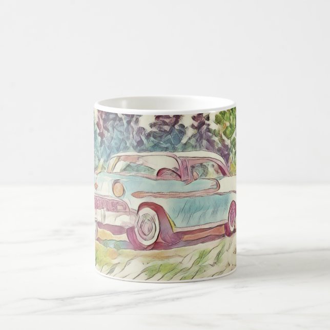 Mug 56 Chevy Bel Air Painting (Centre)