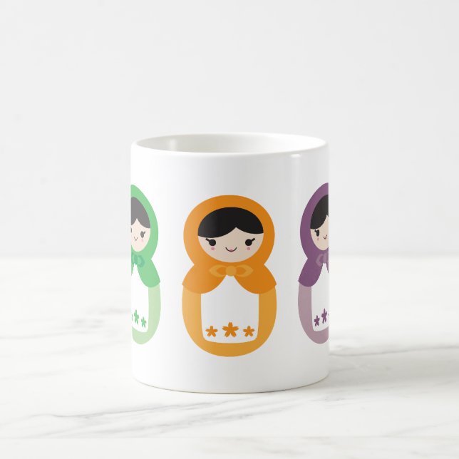 Mug 5 amoureux de Matryoshka (Centre)