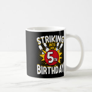 Mug 5 Anniversaire Bowling Thème Grève Dans Anniversai