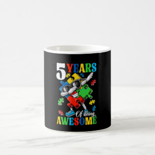 Mug 5 Ans D'être Au-some 5 Ans Journée de la sensibili