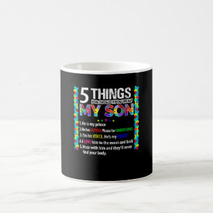 Mug 5 choses que vous devriez savoir sur mon fils, sen