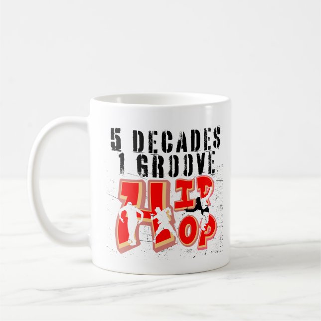 Mug 5 Décades, 1 Groove, Hip hop.b (Gauche)