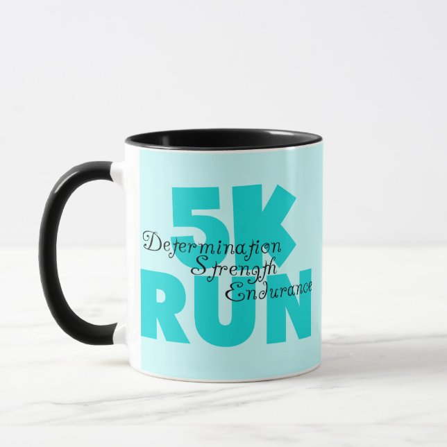 Mug 5 K Run Aqua Sports Running (Gauche)