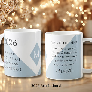 Mug 5. Résolution du Nouvel An pour 2026 Année de Chan