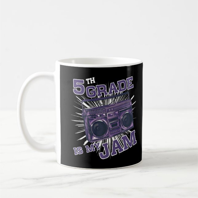 Mug 5e année est ma confiture Funny École Enseignant & (Gauche)