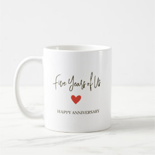 Mug 5e anniversaire – Cinq ans de nous