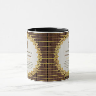 Mug 5ème anniversaire d'ordination BOIS - TOUTE CLERGI