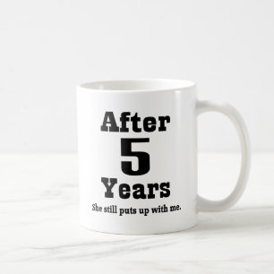 Mug 5ème Anniversaire (drôle)