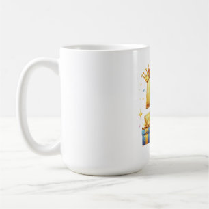 Mug 5ème anniversaire en or