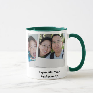 Mug 5ème anniversaire heureux d'année !
