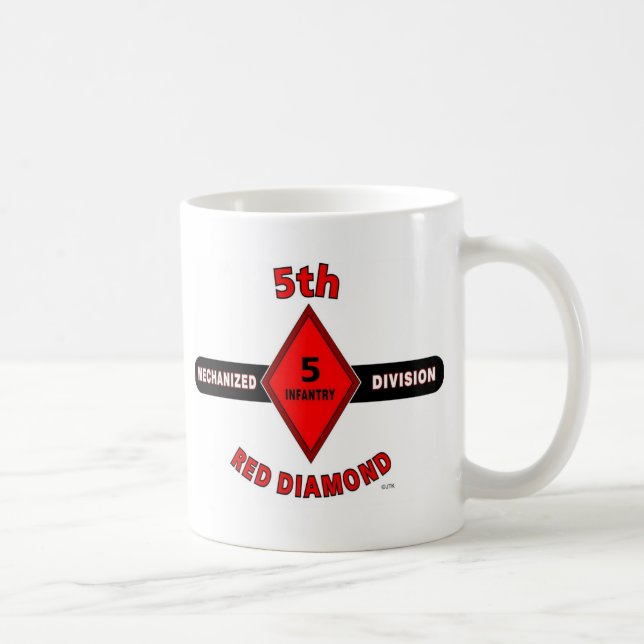 Mug 5ème DIVISION d'INFANTERIE (MÉCANISÉE) "DIAMANT (Droite)