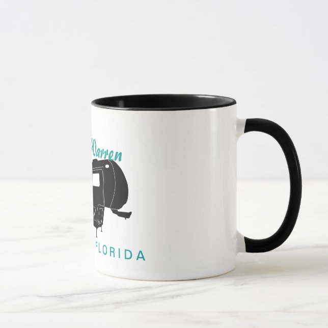 Mug 5ème Graphique de silhouette de la roue rv (Droite)