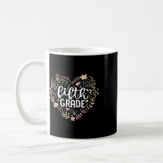 Mug 5th Fifth Grade Floral Heart Ck To School Teacher