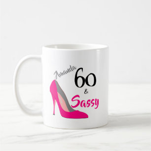 Mug 60 ans et fougueux 60e anniversaire