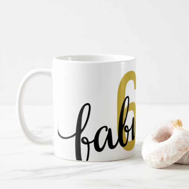 Mug 60 et fabuleux 60e anniversaire cadeau (Avec donut)