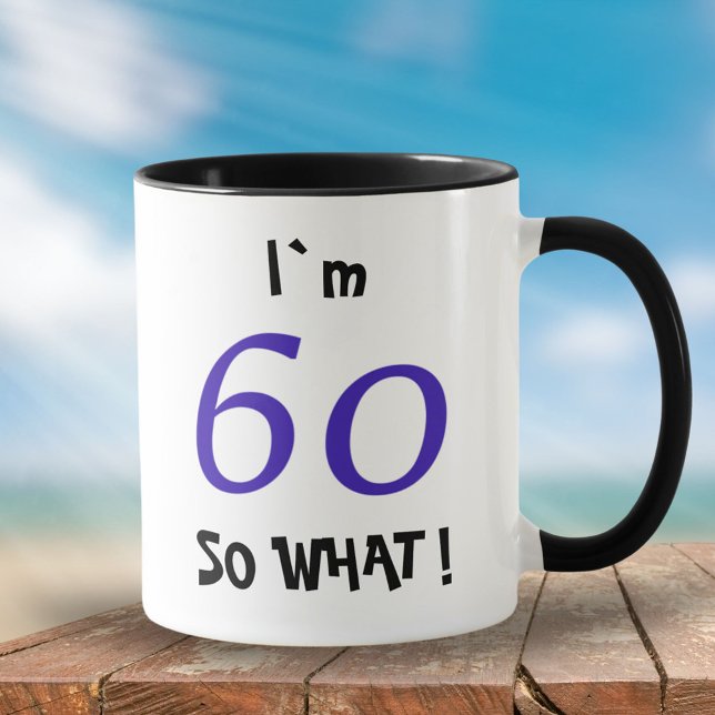Mug 60 Quel drôle d'inspiration 60e anniversaire (Créateur téléchargé)