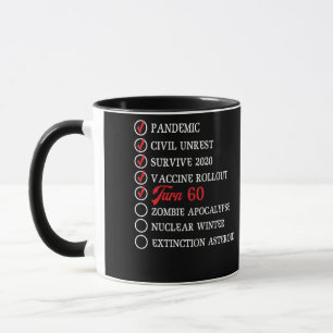 Mug 60e anniversaire 60 ans 1962 2022 Quarantaine