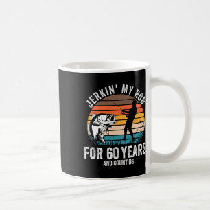 Mug 60e Anniversaire Cadeau Pour Pêcheur Hommes Drôle