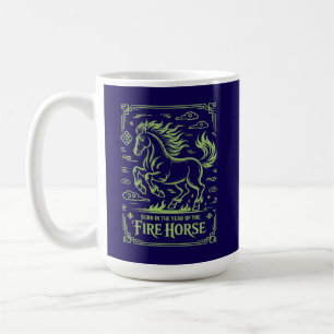 Mug 60e anniversaire Cheval de Feu Zodiaque Chinois 20
