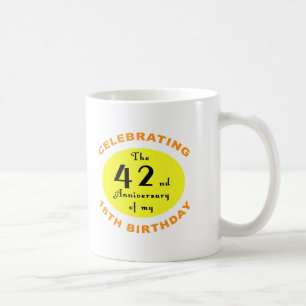 Mug 60e anniversaire Gag cadeau
