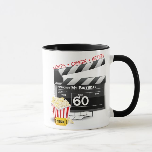 Mug 60e anniversaire Movie Thème (Droite)
